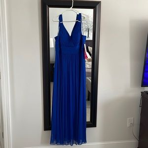 Royal Blue evening gown